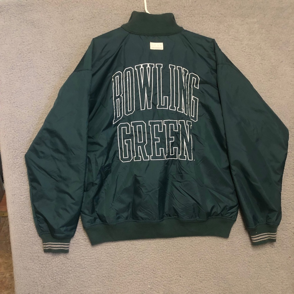 Vtg Bowling Green Falcons Gear For Sports 1/4 Zip Pullover Windbreaker Jacket M